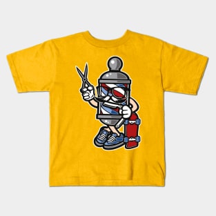 Barber Skater Kids T-Shirt